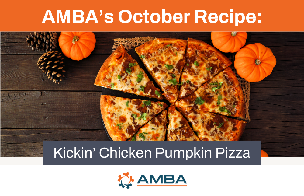 AMBA’s October Recipe: Kickin’ Chicken Pumpkin Pizza